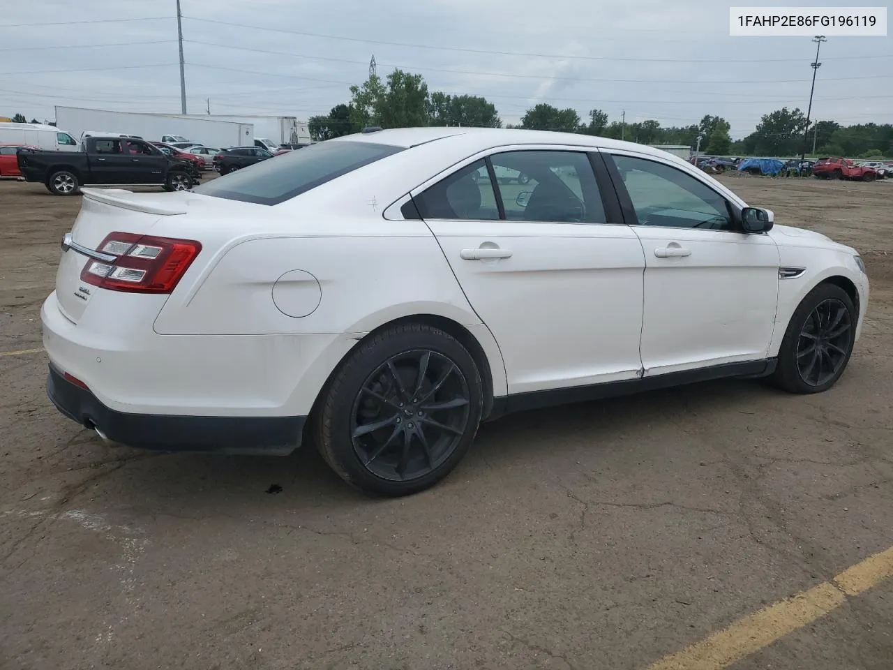 2015 Ford Taurus Sel VIN: 1FAHP2E86FG196119 Lot: 64182534