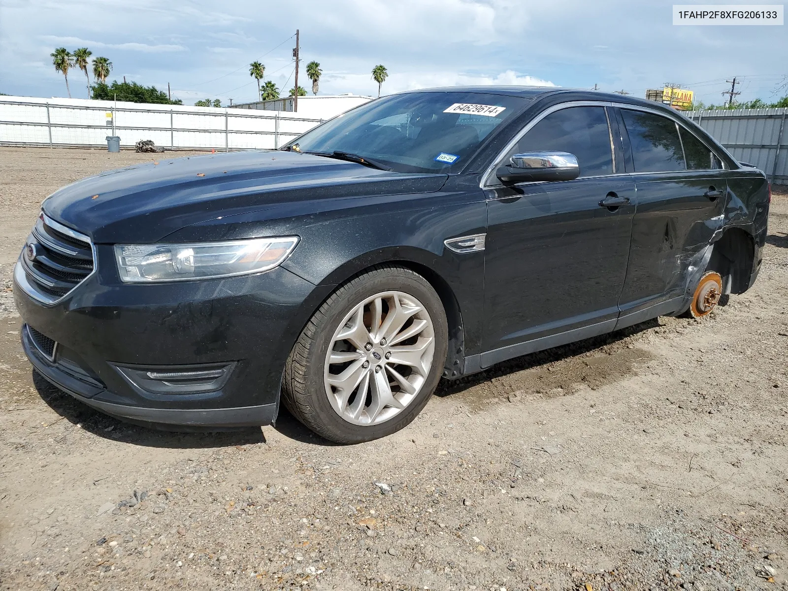 2015 Ford Taurus Limited VIN: 1FAHP2F8XFG206133 Lot: 64629614