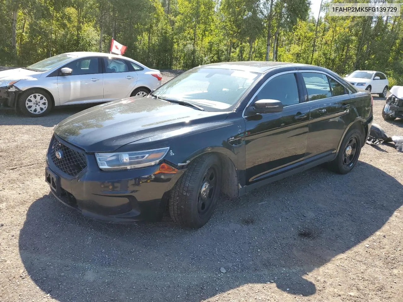 2015 Ford Taurus Police Interceptor VIN: 1FAHP2MK5FG139729 Lot: 64974094