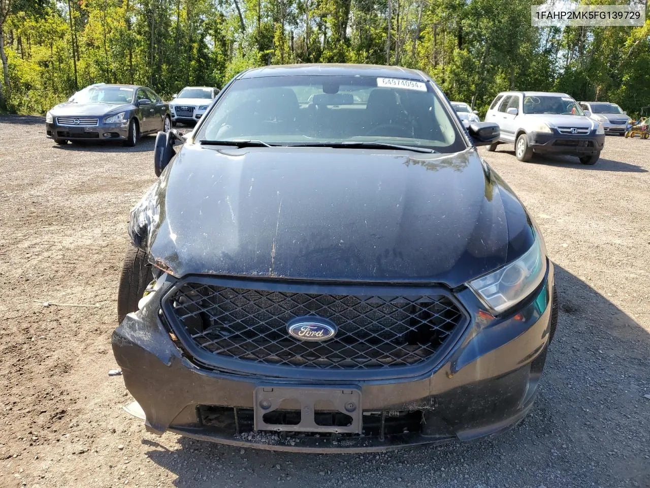 2015 Ford Taurus Police Interceptor VIN: 1FAHP2MK5FG139729 Lot: 64974094