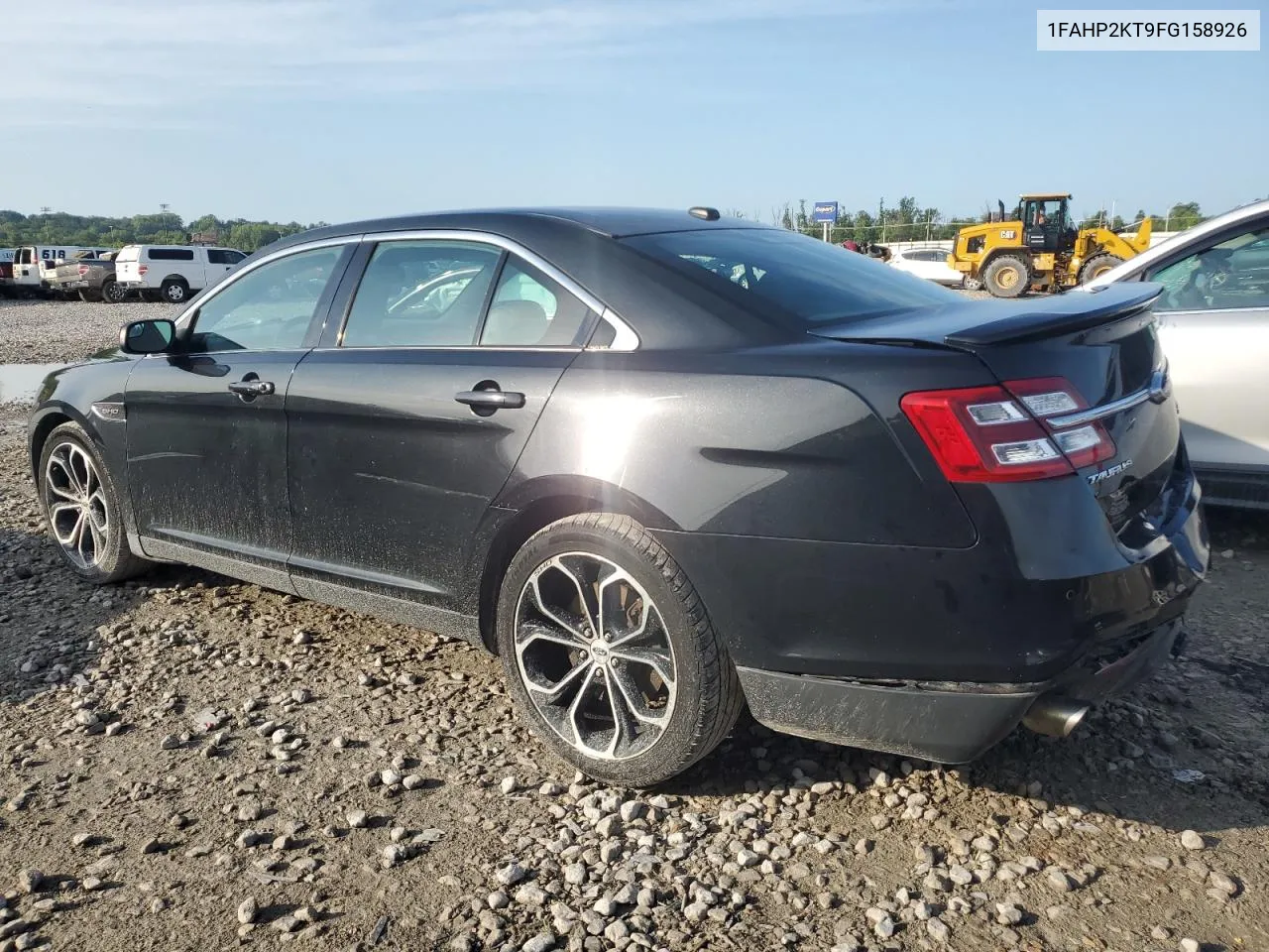 2015 Ford Taurus Sho VIN: 1FAHP2KT9FG158926 Lot: 65188974