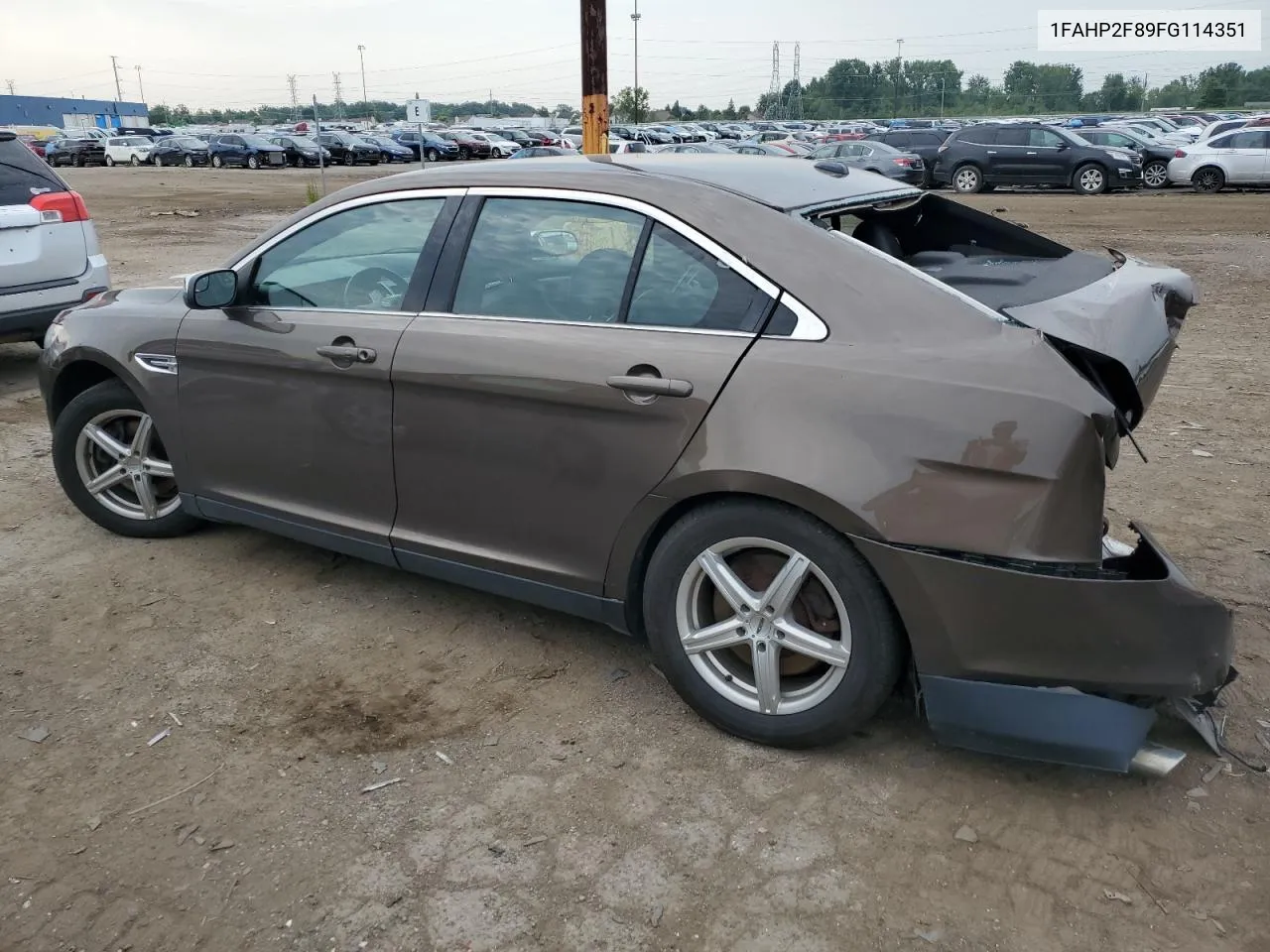 2015 Ford Taurus Limited VIN: 1FAHP2F89FG114351 Lot: 65742124