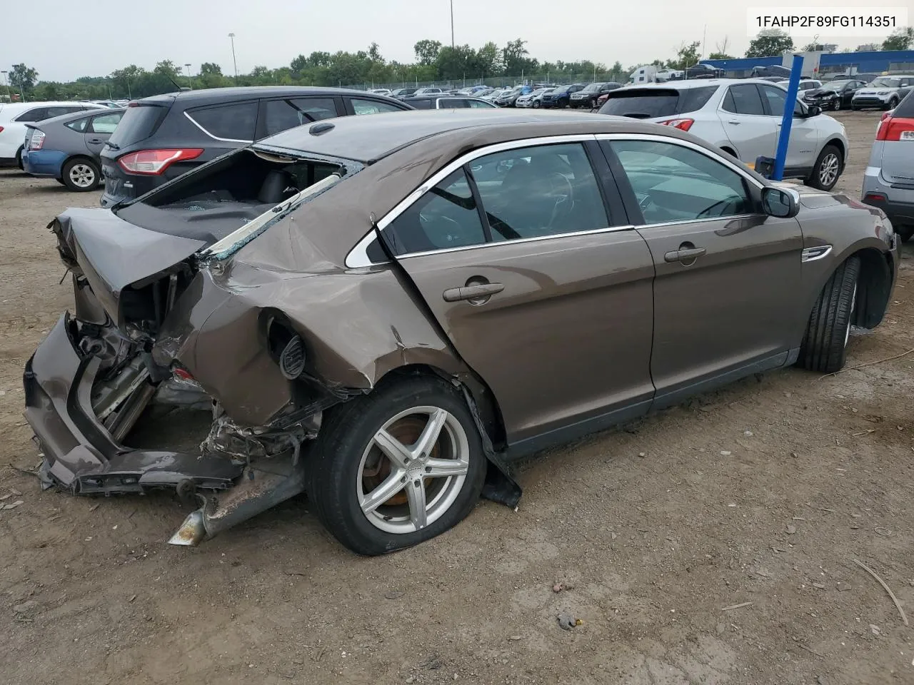 2015 Ford Taurus Limited VIN: 1FAHP2F89FG114351 Lot: 65742124