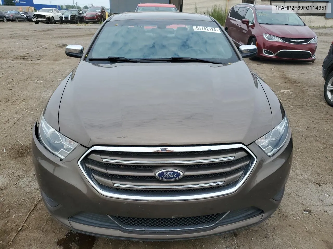 2015 Ford Taurus Limited VIN: 1FAHP2F89FG114351 Lot: 65742124