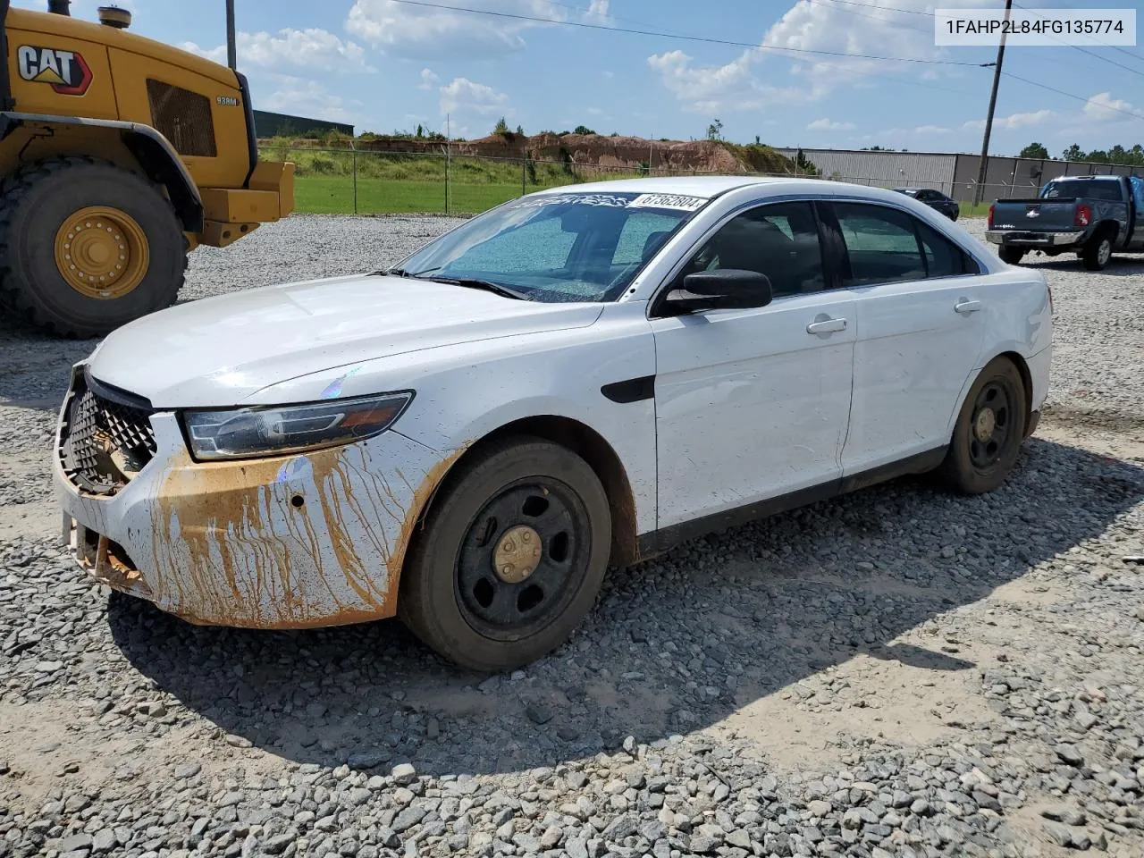 2015 Ford Taurus Police Interceptor VIN: 1FAHP2L84FG135774 Lot: 67362804