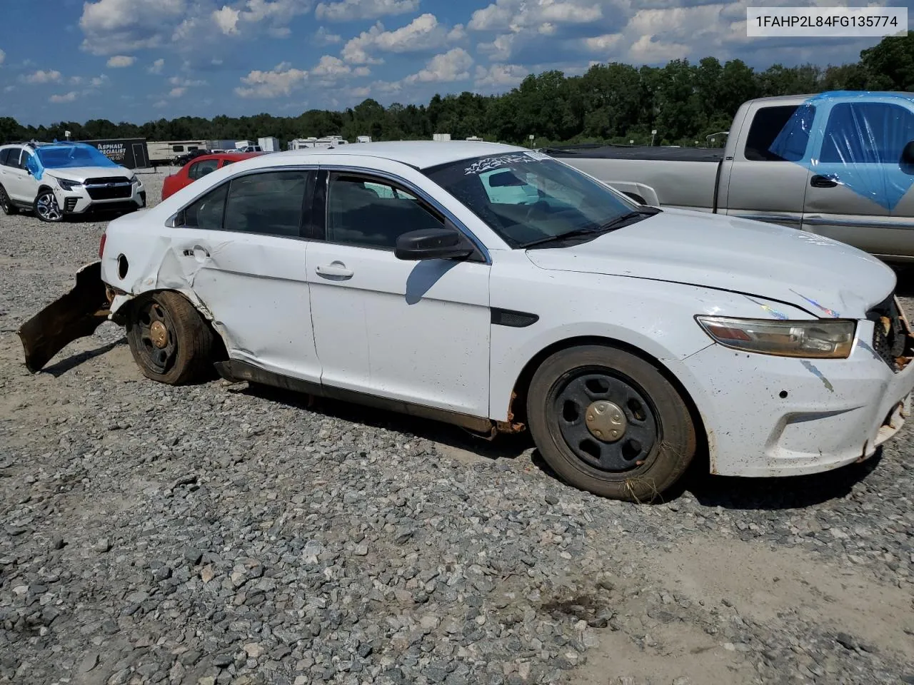 2015 Ford Taurus Police Interceptor VIN: 1FAHP2L84FG135774 Lot: 67362804