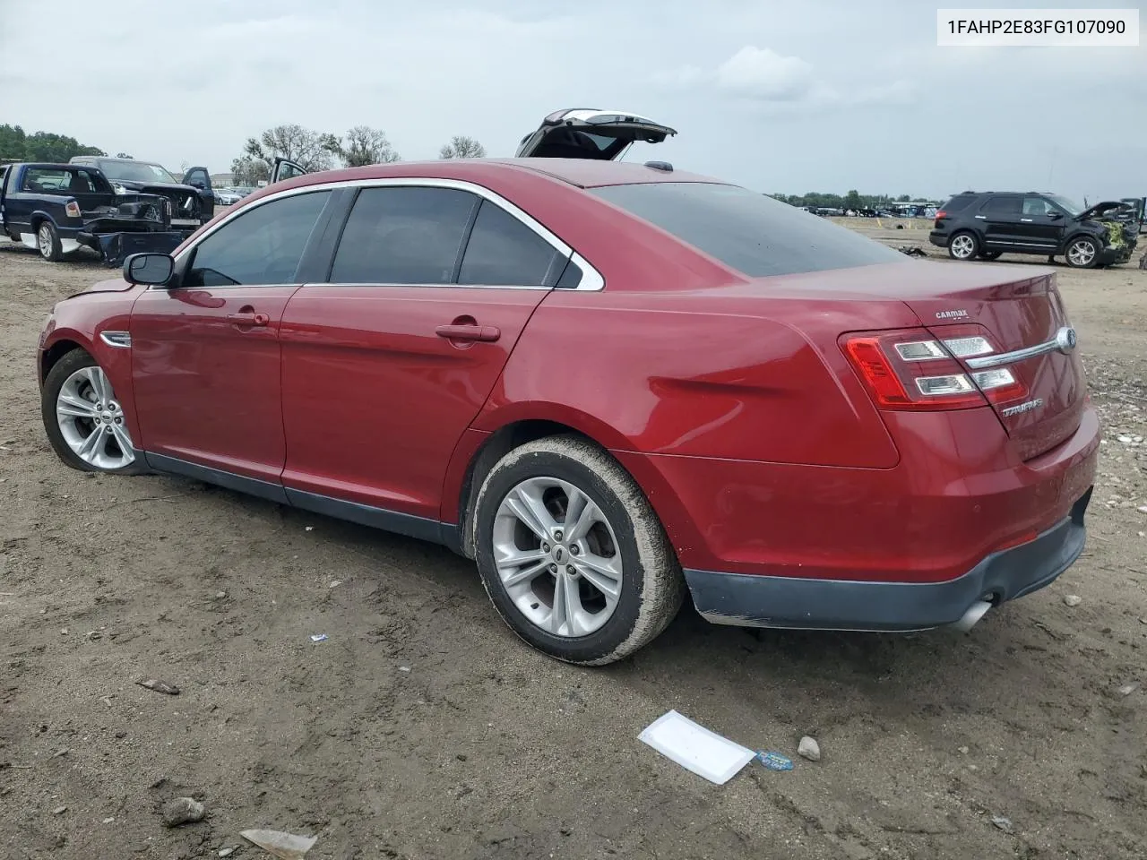 2015 Ford Taurus Sel VIN: 1FAHP2E83FG107090 Lot: 68037654