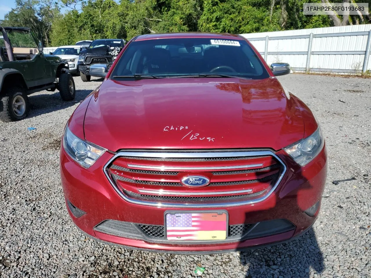 1FAHP2F80FG193683 2015 Ford Taurus Limited