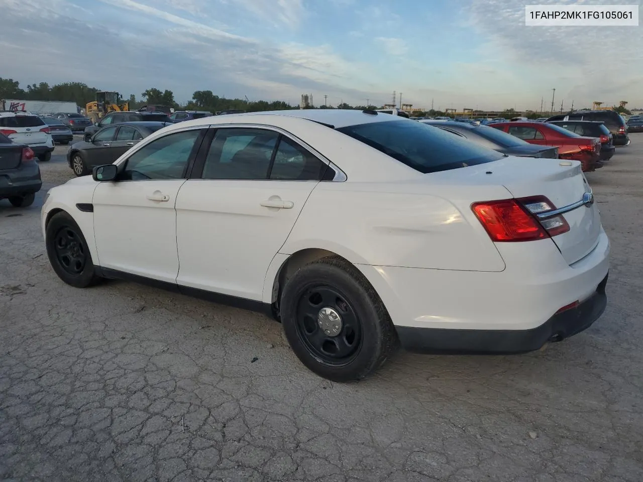 2015 Ford Taurus Police Interceptor VIN: 1FAHP2MK1FG105061 Lot: 69672474