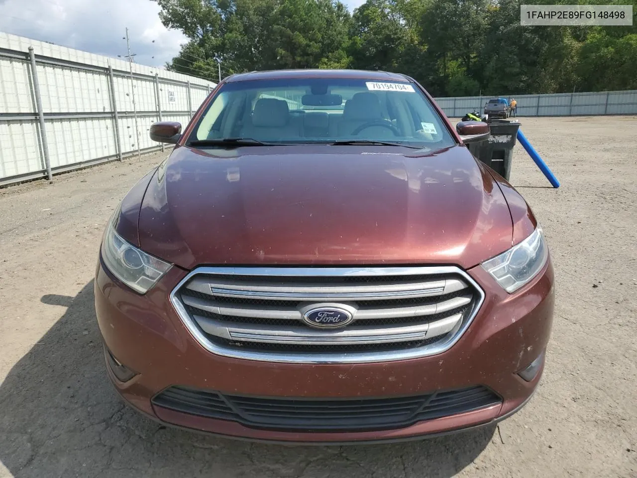 2015 Ford Taurus Sel VIN: 1FAHP2E89FG148498 Lot: 70194704