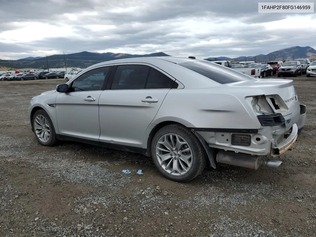 2015 Ford Taurus Limited VIN: 1FAHP2F80FG146959 Lot: 71492044