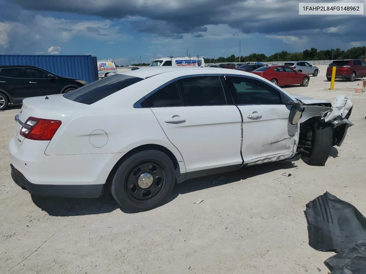 2015 Ford Taurus Police Interceptor VIN: 1FAHP2L84FG148962 Lot: 71539464