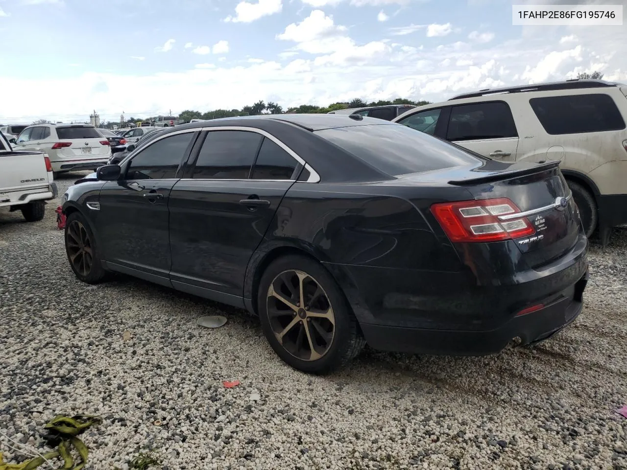 2015 Ford Taurus Sel VIN: 1FAHP2E86FG195746 Lot: 71634174