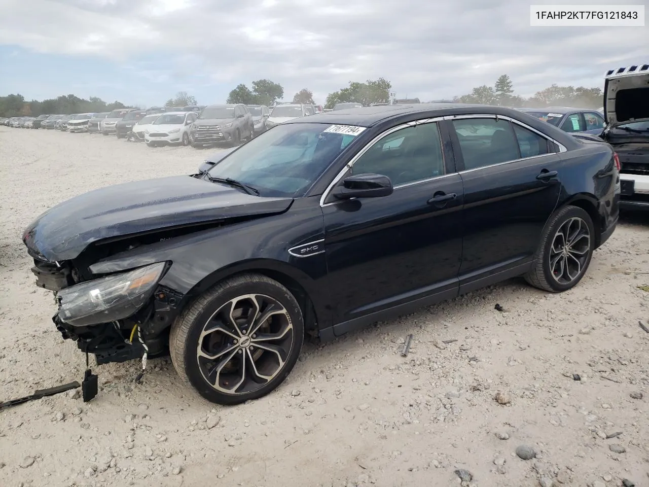 2015 Ford Taurus Sho VIN: 1FAHP2KT7FG121843 Lot: 71677194