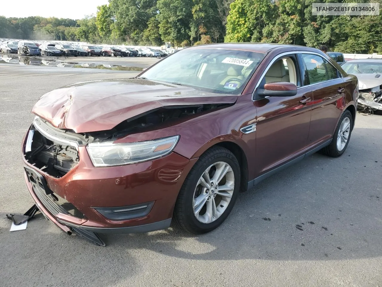 2015 Ford Taurus Sel VIN: 1FAHP2E81FG134806 Lot: 72005844