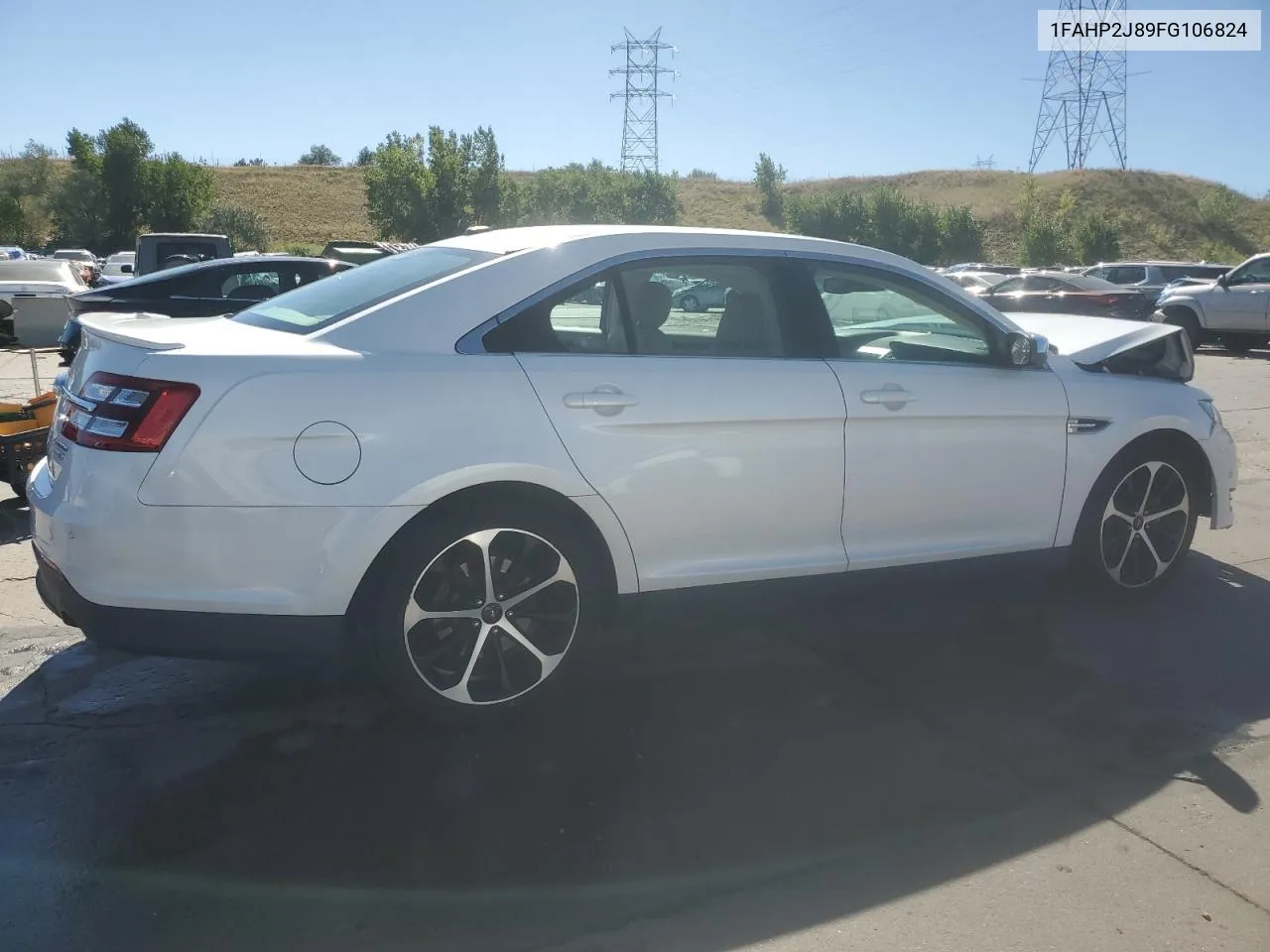 2015 Ford Taurus Limited VIN: 1FAHP2J89FG106824 Lot: 72015094