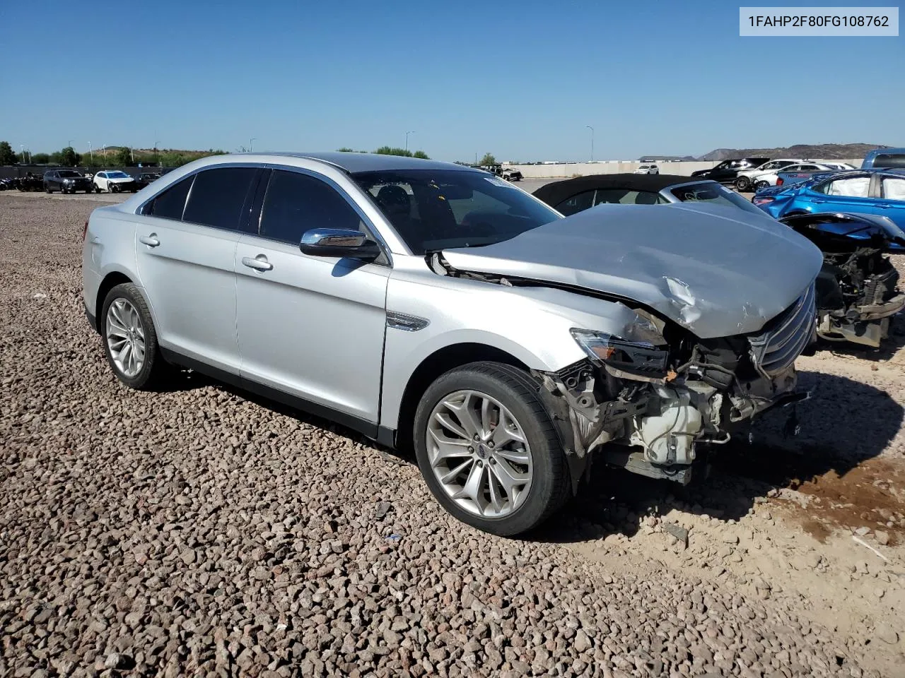 1FAHP2F80FG108762 2015 Ford Taurus Limited