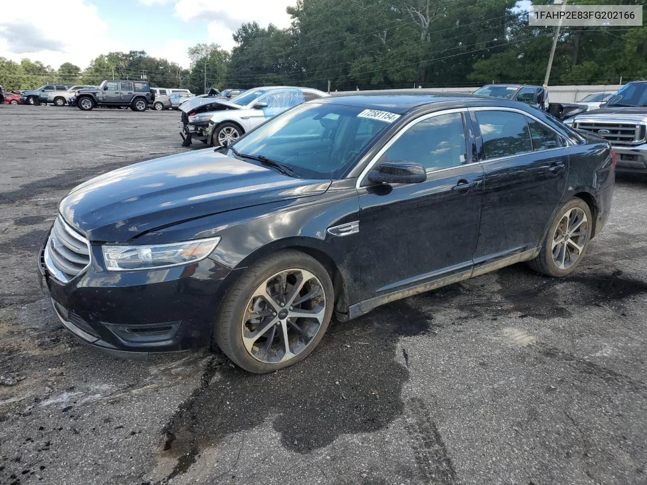 2015 Ford Taurus Sel VIN: 1FAHP2E83FG202166 Lot: 72581154