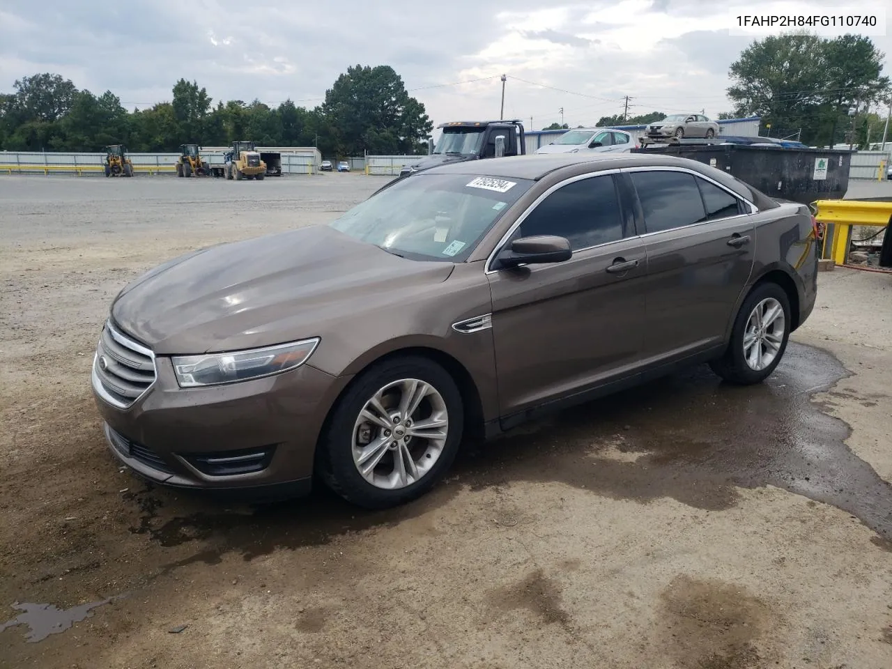 2015 Ford Taurus Sel VIN: 1FAHP2H84FG110740 Lot: 72925294