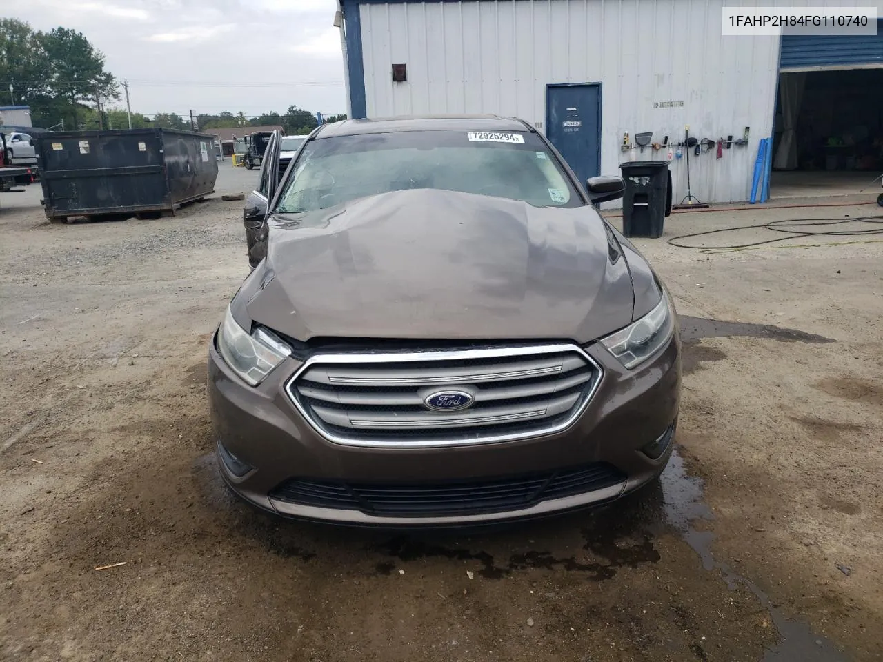 2015 Ford Taurus Sel VIN: 1FAHP2H84FG110740 Lot: 72925294