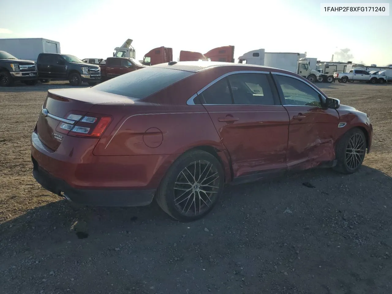 2015 Ford Taurus Limited VIN: 1FAHP2F8XFG171240 Lot: 72984524