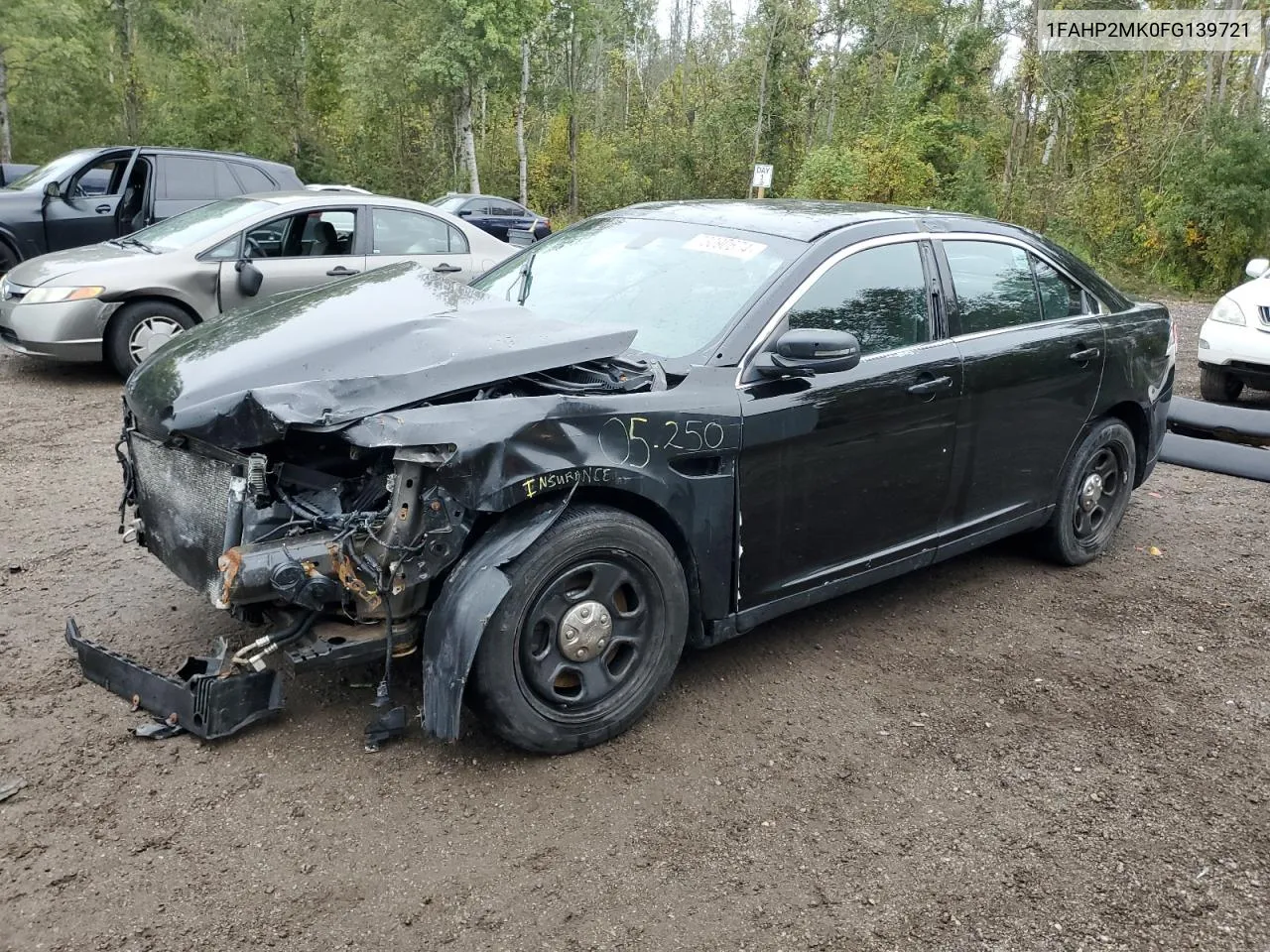 2015 Ford Taurus Police Interceptor VIN: 1FAHP2MK0FG139721 Lot: 73090674