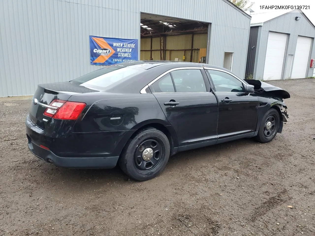 2015 Ford Taurus Police Interceptor VIN: 1FAHP2MK0FG139721 Lot: 73090674