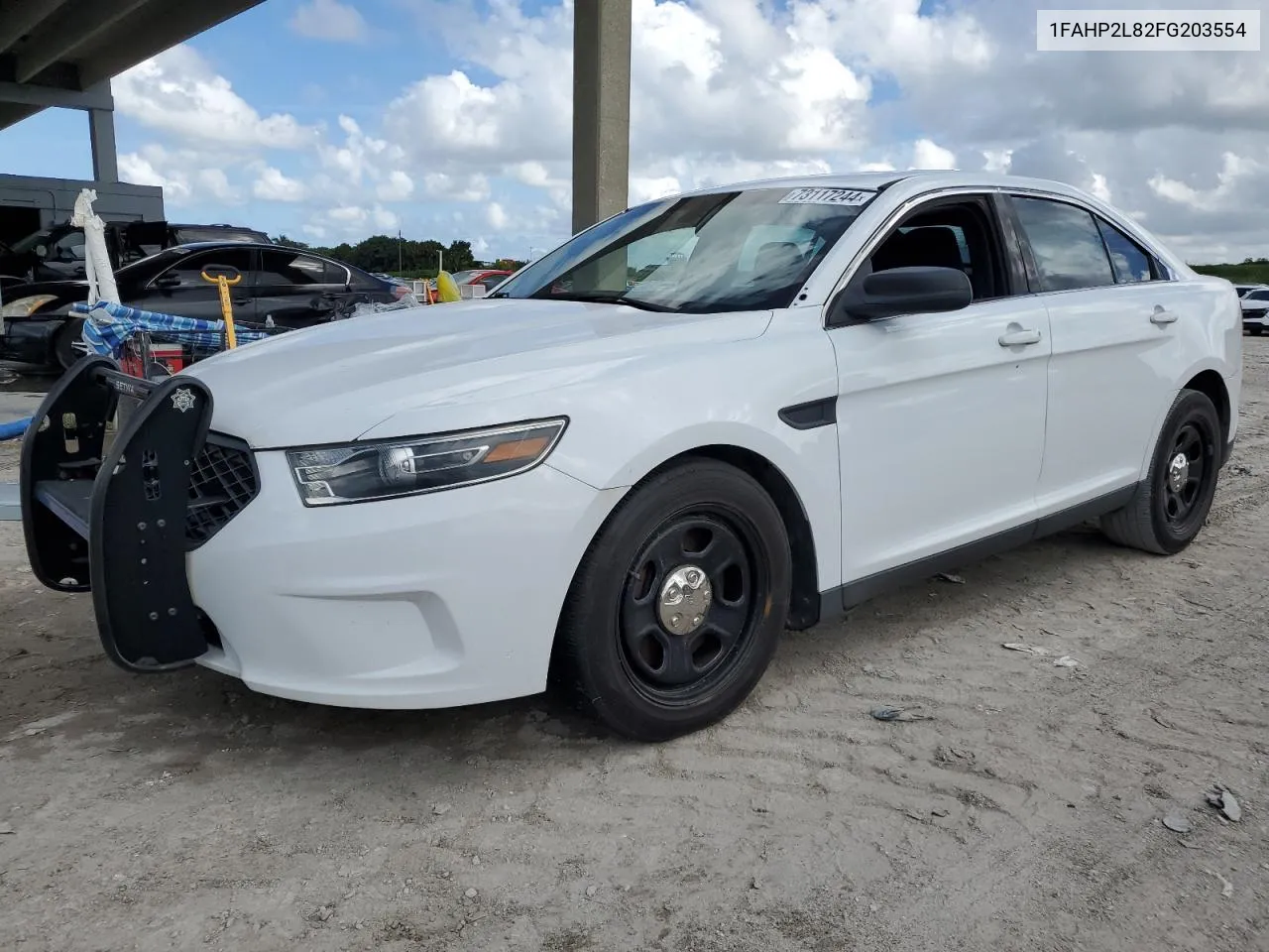 2015 Ford Taurus Police Interceptor VIN: 1FAHP2L82FG203554 Lot: 73117244