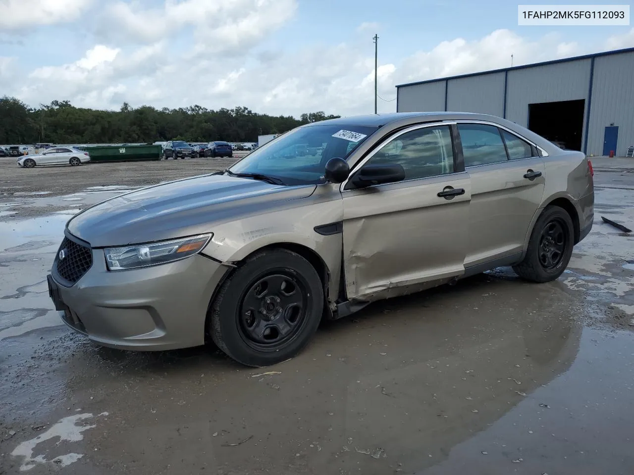 1FAHP2MK5FG112093 2015 Ford Taurus Police Interceptor