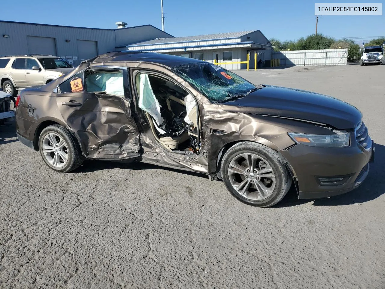 2015 Ford Taurus Sel VIN: 1FAHP2E84FG145802 Lot: 73539894