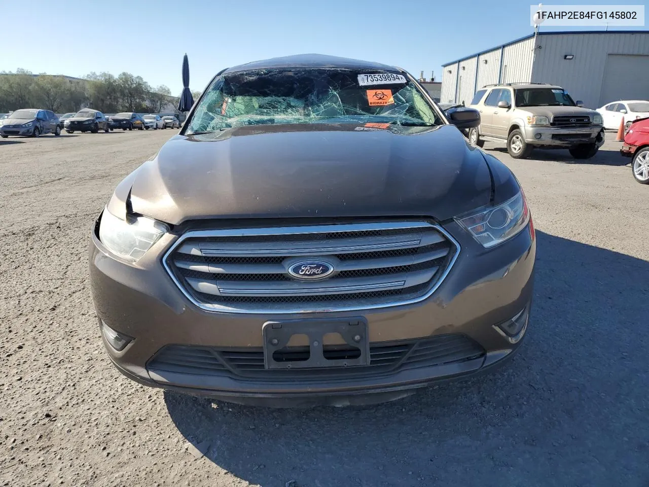 2015 Ford Taurus Sel VIN: 1FAHP2E84FG145802 Lot: 73539894