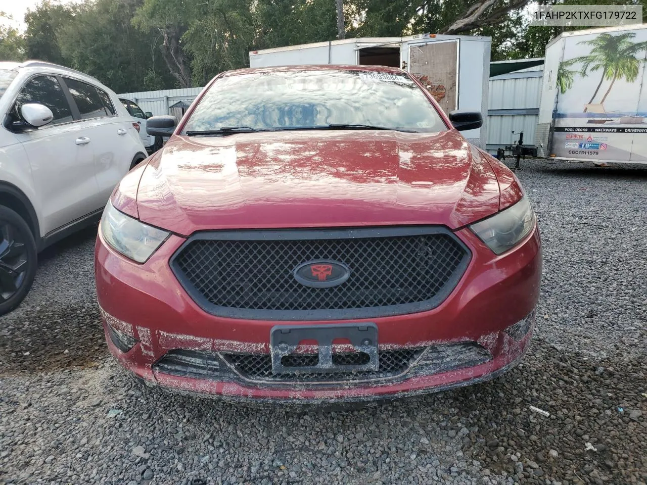 2015 Ford Taurus Sho VIN: 1FAHP2KTXFG179722 Lot: 73693864