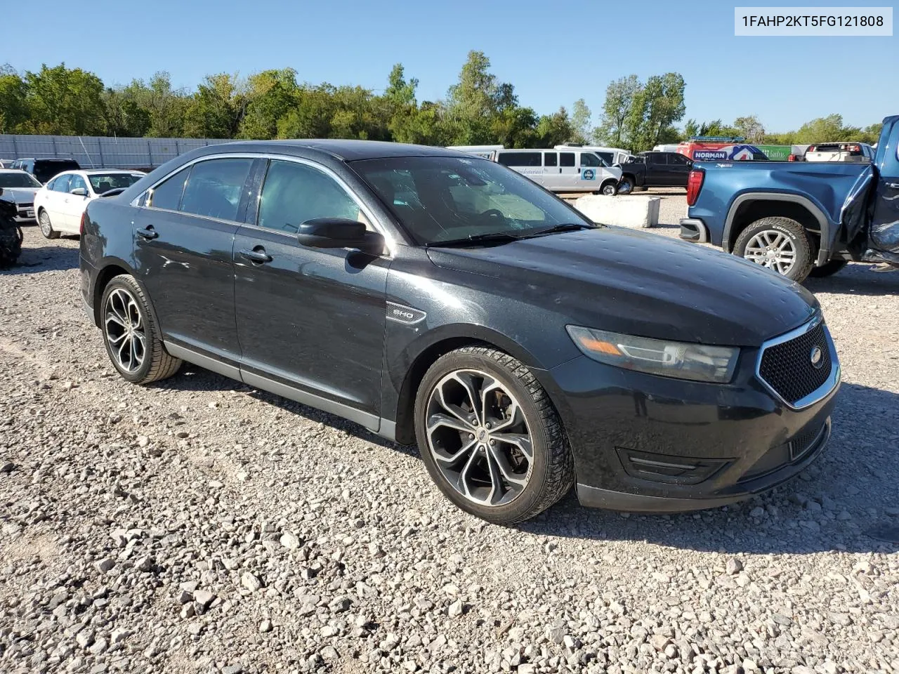 2015 Ford Taurus Sho VIN: 1FAHP2KT5FG121808 Lot: 73828414