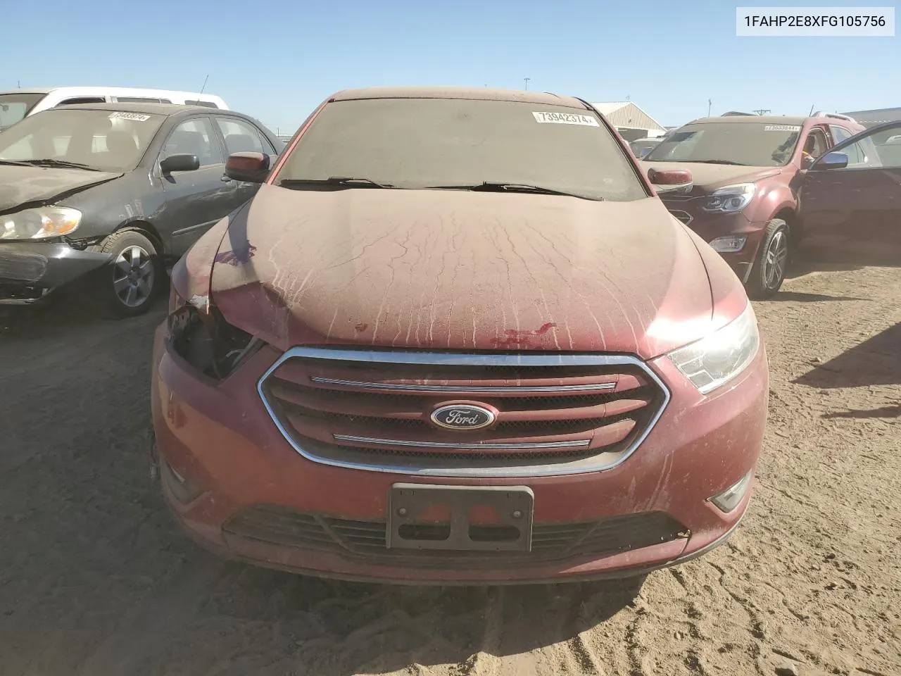 2015 Ford Taurus Sel VIN: 1FAHP2E8XFG105756 Lot: 73942374