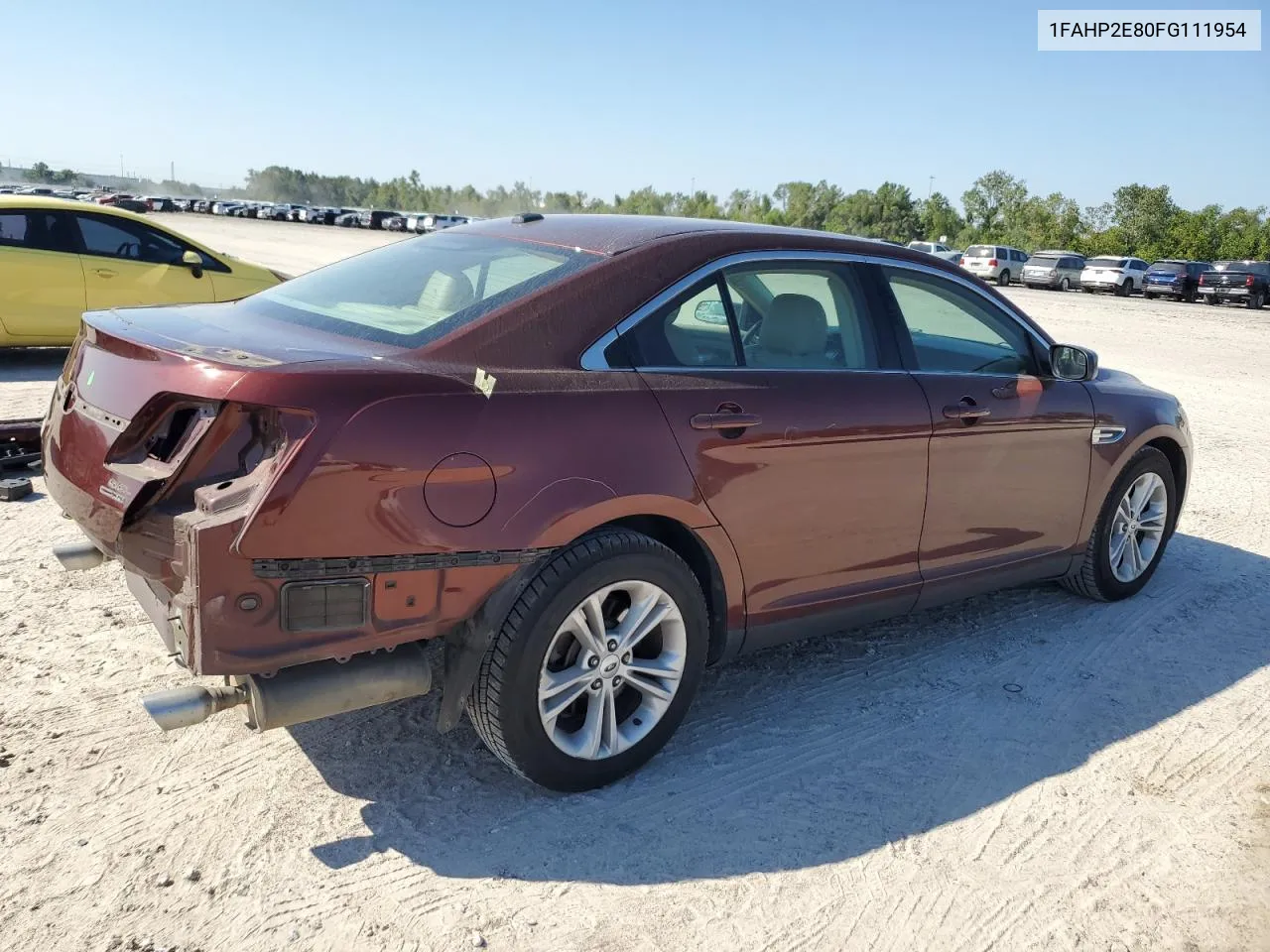 2015 Ford Taurus Sel VIN: 1FAHP2E80FG111954 Lot: 73968874