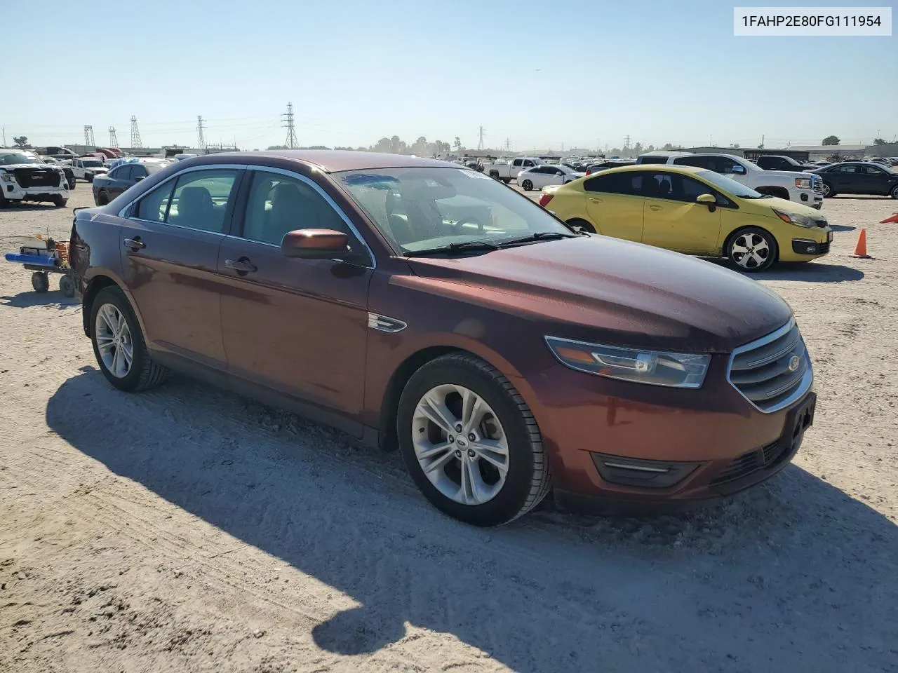 2015 Ford Taurus Sel VIN: 1FAHP2E80FG111954 Lot: 73968874