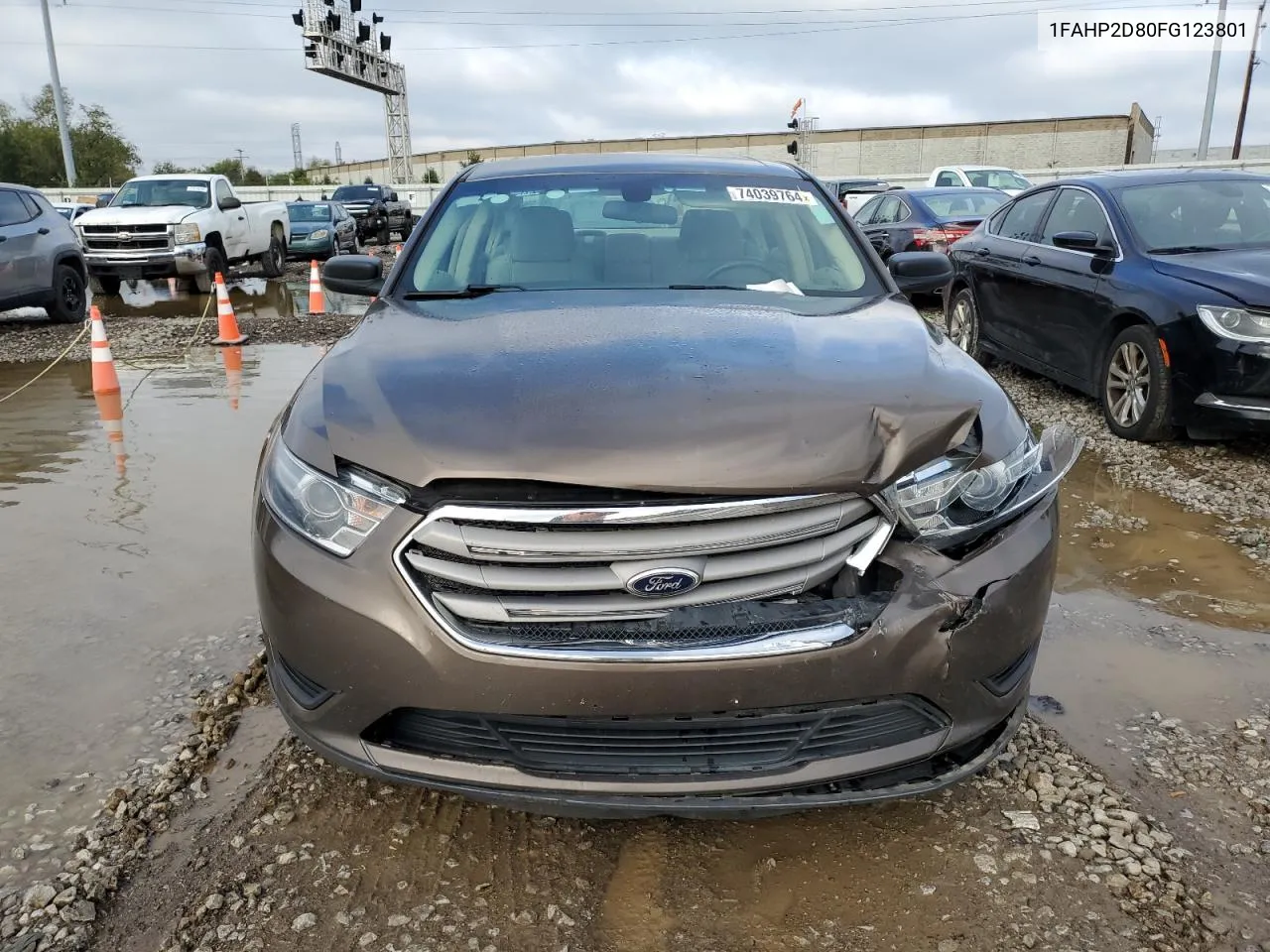 2015 Ford Taurus Se VIN: 1FAHP2D80FG123801 Lot: 74039764