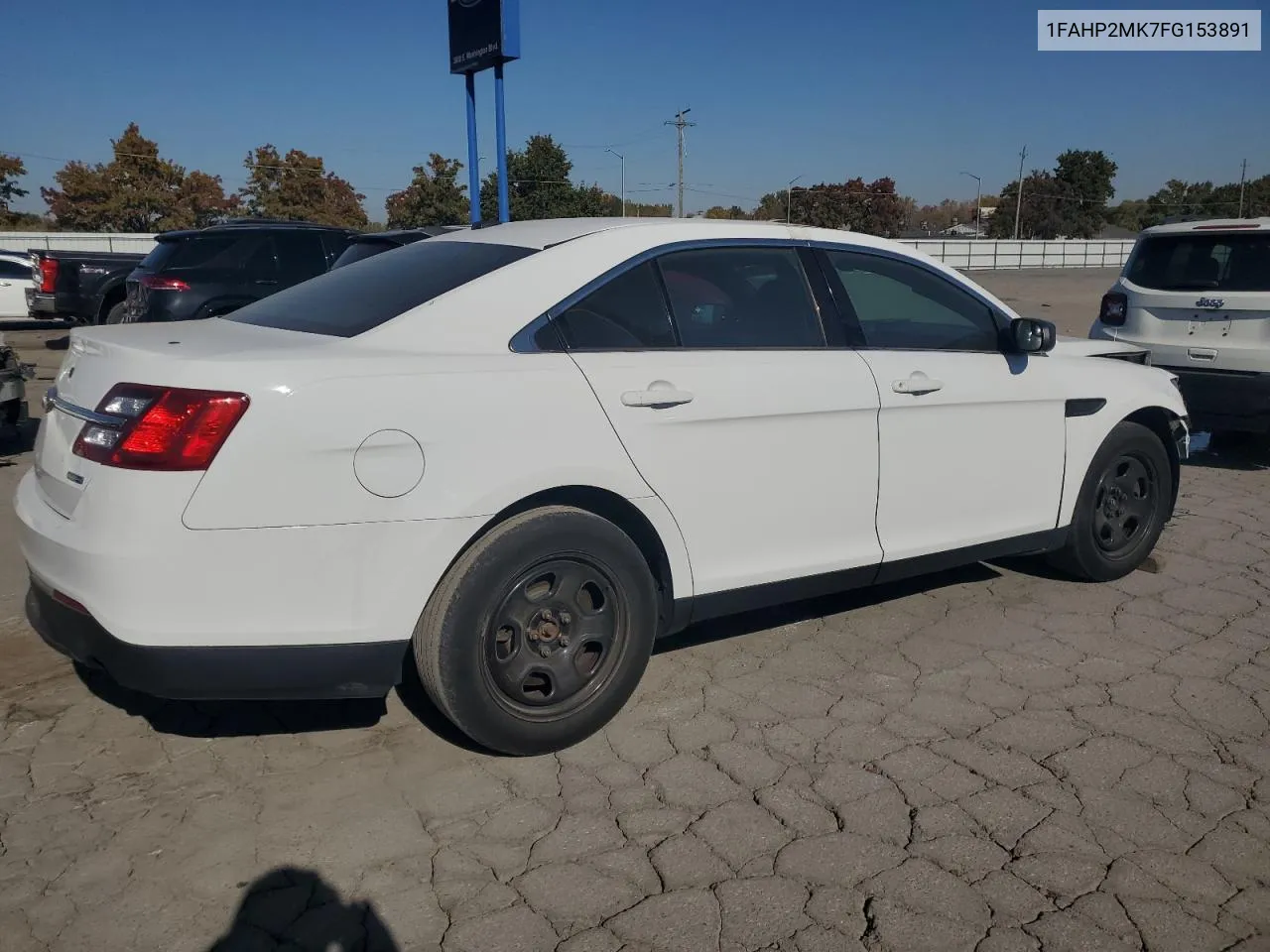 2015 Ford Taurus Police Interceptor VIN: 1FAHP2MK7FG153891 Lot: 74079184