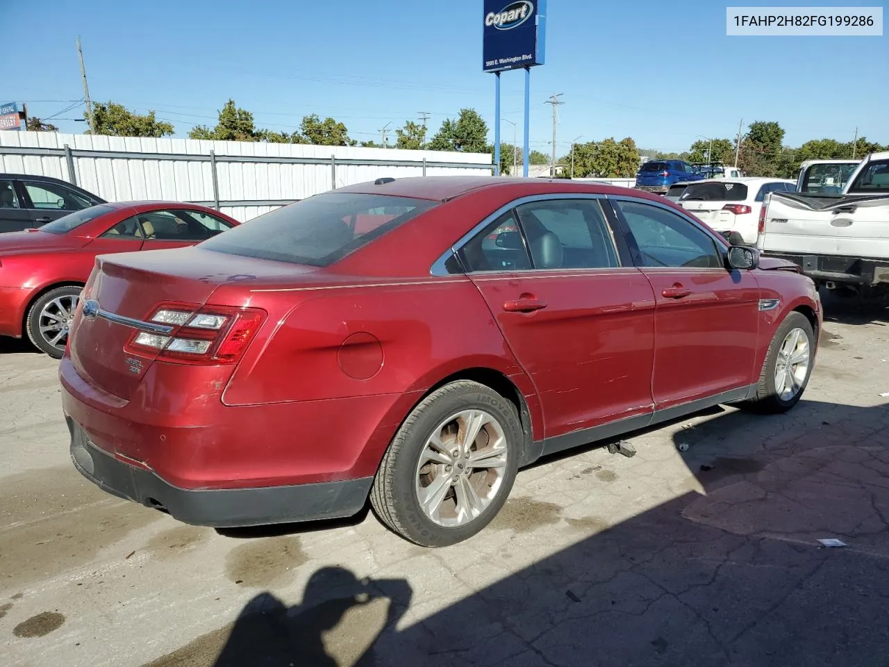 2015 Ford Taurus Sel VIN: 1FAHP2H82FG199286 Lot: 74960884