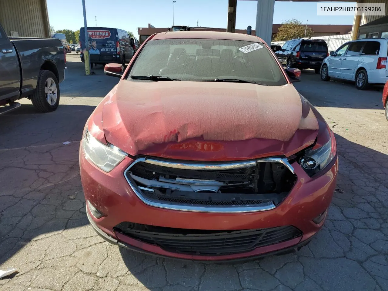 2015 Ford Taurus Sel VIN: 1FAHP2H82FG199286 Lot: 74960884