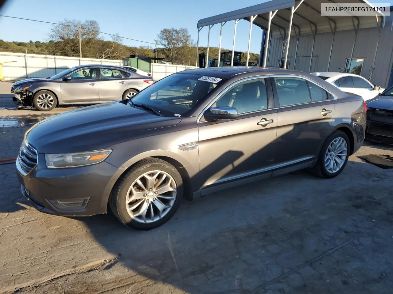 2015 Ford Taurus Limited VIN: 1FAHP2F80FG174101 Lot: 75287884