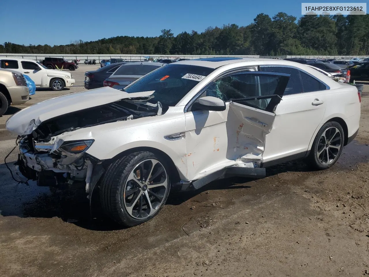 2015 Ford Taurus Sel VIN: 1FAHP2E8XFG123612 Lot: 75534694