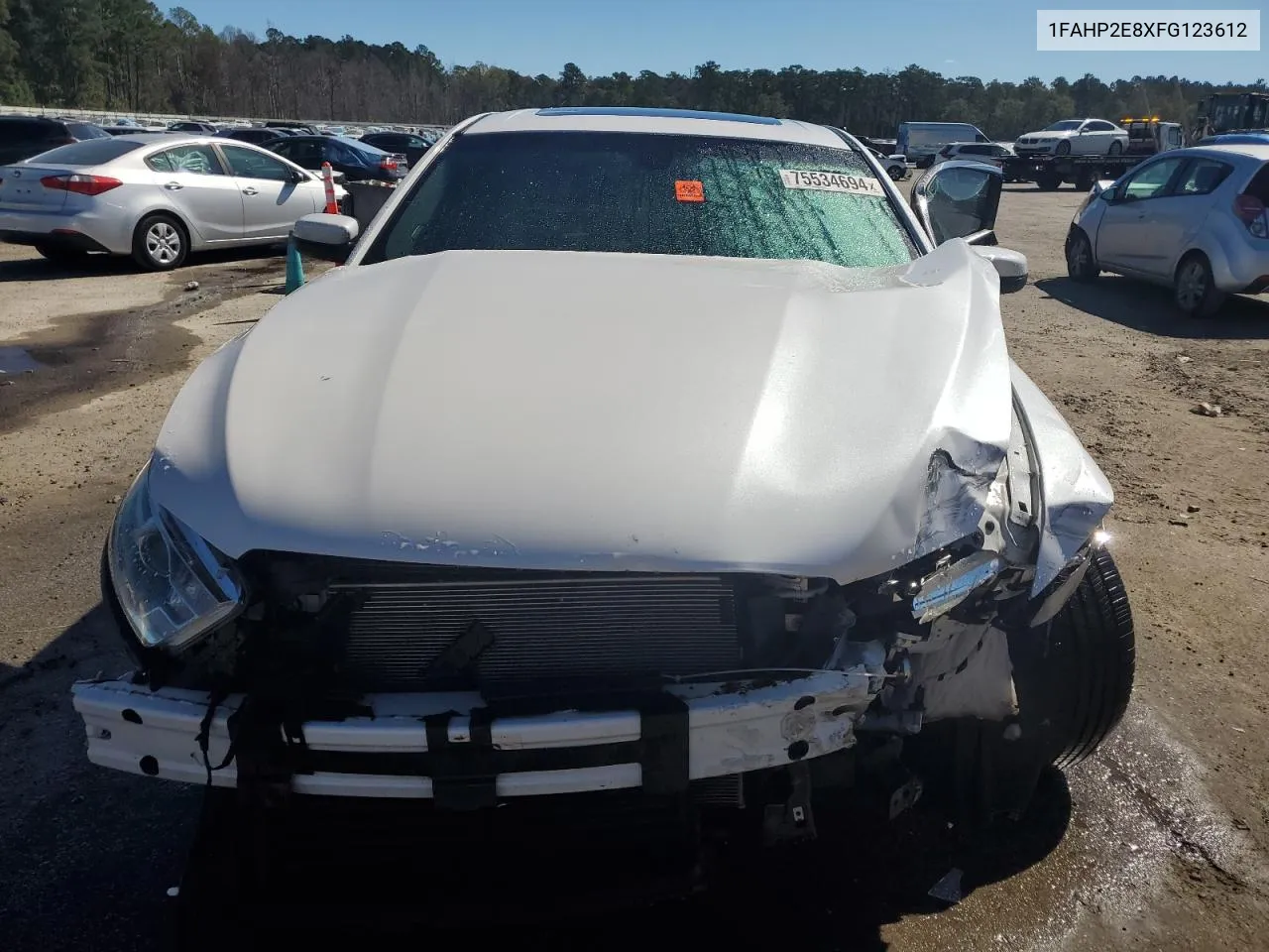 2015 Ford Taurus Sel VIN: 1FAHP2E8XFG123612 Lot: 75534694