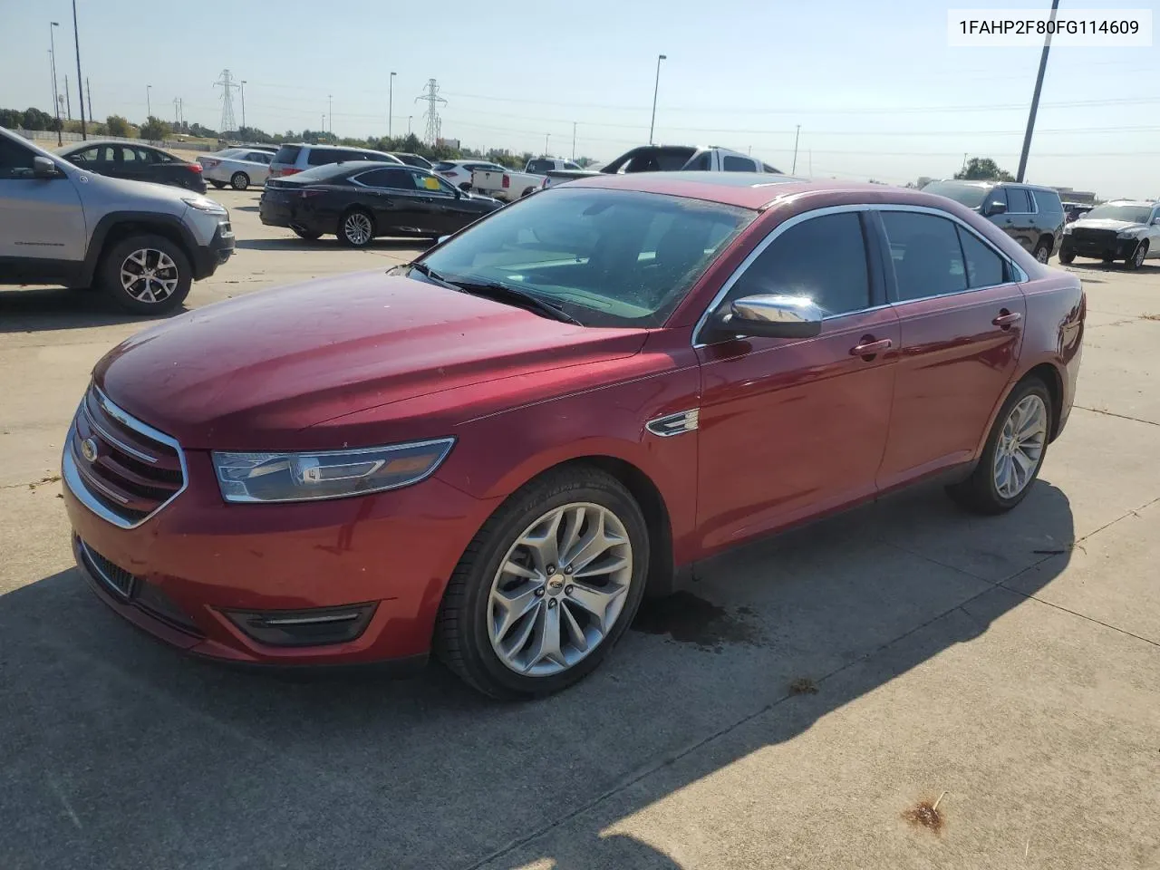 2015 Ford Taurus Limited VIN: 1FAHP2F80FG114609 Lot: 75931694