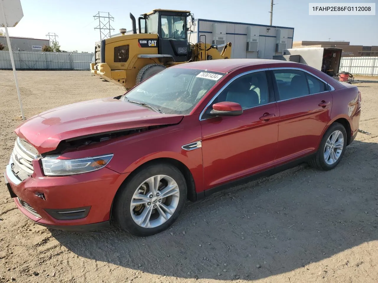 2015 Ford Taurus Sel VIN: 1FAHP2E86FG112008 Lot: 76361434