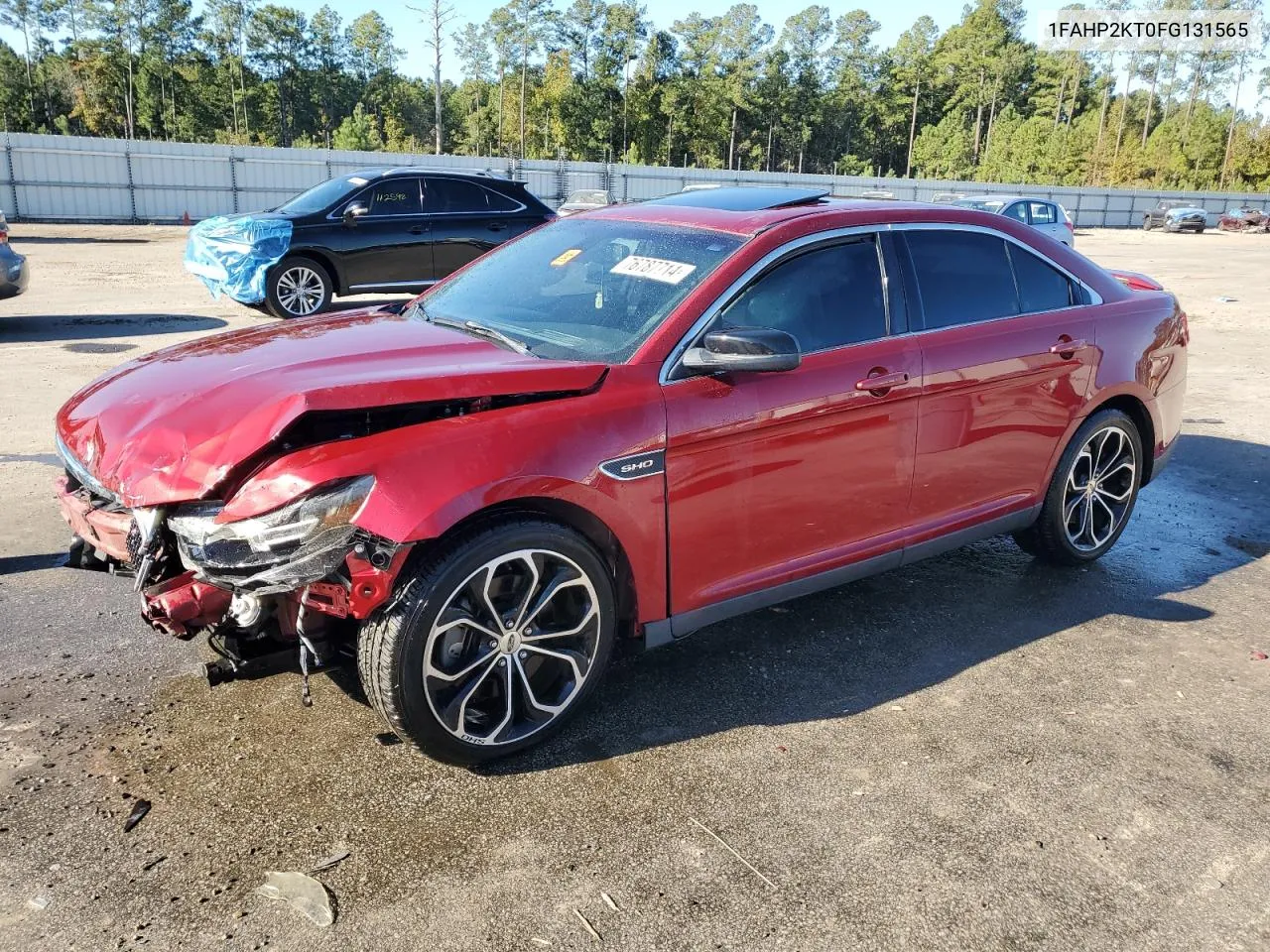 2015 Ford Taurus Sho VIN: 1FAHP2KT0FG131565 Lot: 76787714