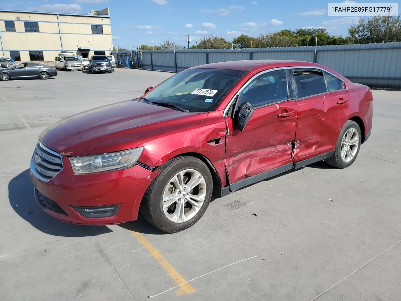 2015 Ford Taurus Sel VIN: 1FAHP2E89FG177791 Lot: 77157524