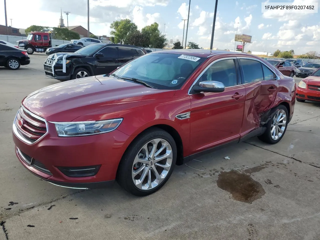 2015 Ford Taurus Limited VIN: 1FAHP2F89FG207452 Lot: 77322554