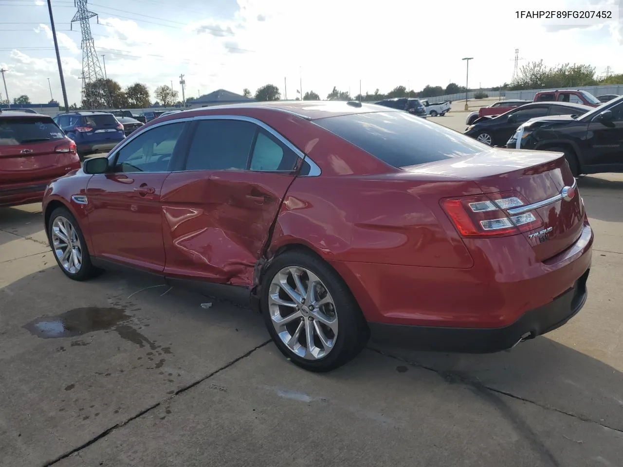 2015 Ford Taurus Limited VIN: 1FAHP2F89FG207452 Lot: 77322554