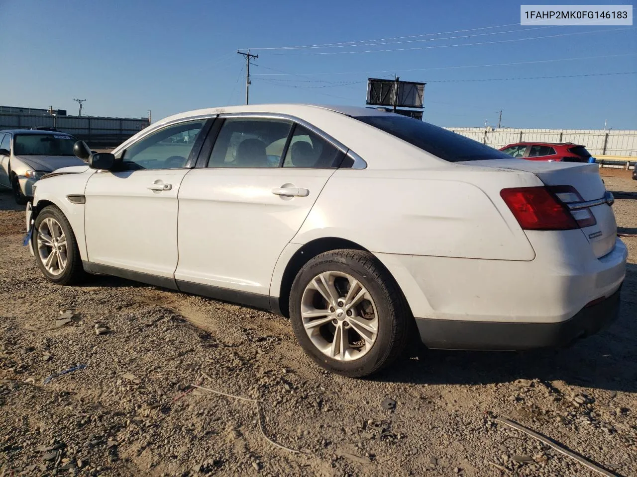 2015 Ford Taurus Police Interceptor VIN: 1FAHP2MK0FG146183 Lot: 77484874